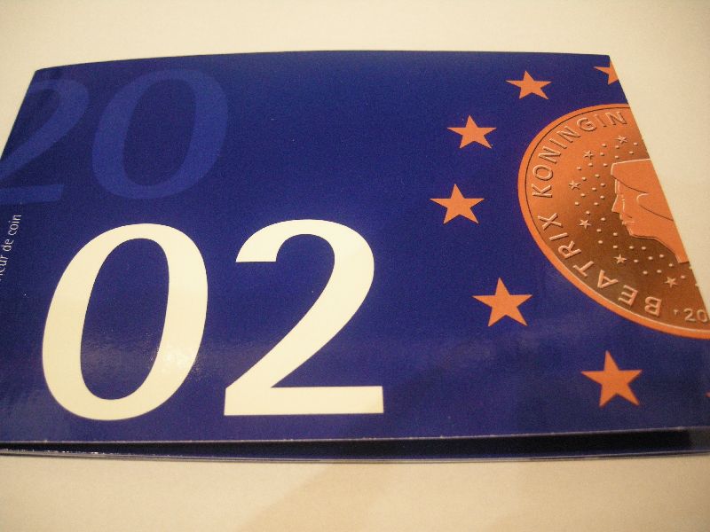 (afbeelding voor) Jaarset Nederland FDC 2002 EUROMUNTEN